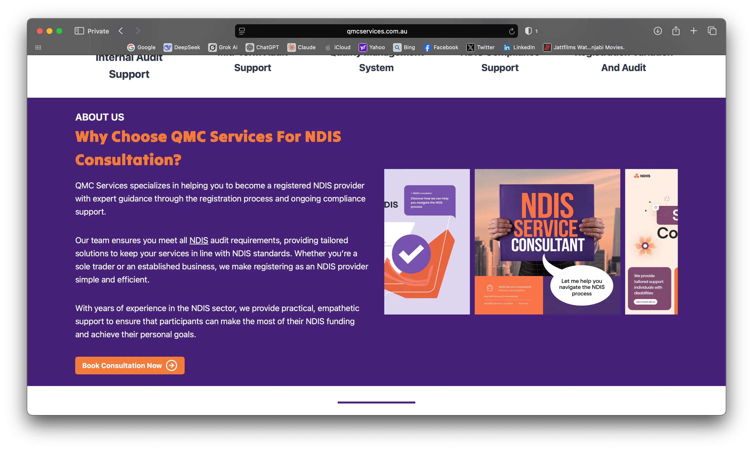 QMC Services Screenshot 2